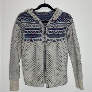 ❄️FREE PEOPLE - RARE- Wool Hooded Sweater ❄️